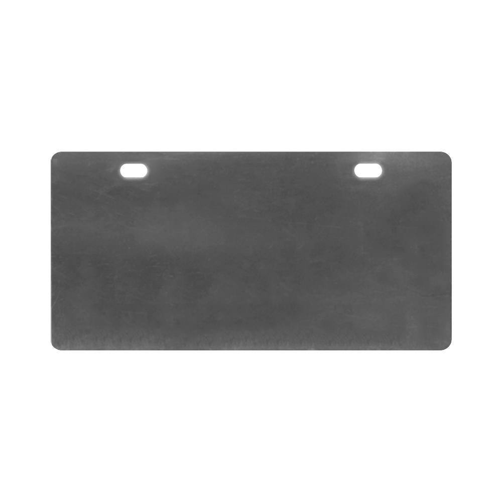 Between the Mountains Black and White License Plate License Plate e-joyer 