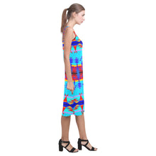 Load image into Gallery viewer, Between the Mountains Blue Alcestis Slip Dress (Model D05) Alcestis Slip Dress (D05) e-joyer 
