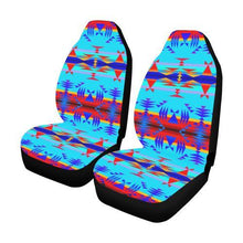 Load image into Gallery viewer, Between the Mountains Blue Car Seat Covers (Set of 2) Car Seat Covers e-joyer 
