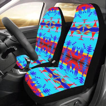 Load image into Gallery viewer, Between the Mountains Blue Car Seat Covers (Set of 2) Car Seat Covers e-joyer 
