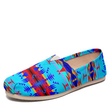 Load image into Gallery viewer, Between the Mountains Blue Casual Unisex Slip On Shoe Herman 
