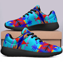 Load image into Gallery viewer, Between the Mountains Blue Ikkaayi Sport Sneakers 49 Dzine 
