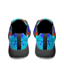 Load image into Gallery viewer, Between the Mountains Blue Ikkaayi Sport Sneakers 49 Dzine 
