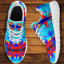 Load image into Gallery viewer, Between the Mountains Blue Ikkaayi Sport Sneakers 49 Dzine 
