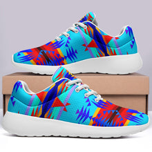 Load image into Gallery viewer, Between the Mountains Blue Ikkaayi Sport Sneakers 49 Dzine 
