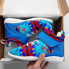 Load image into Gallery viewer, Between the Mountains Blue Ipottaa Basketball / Sport High Top Shoes 49 Dzine 
