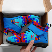 Load image into Gallery viewer, Between the Mountains Blue Ipottaa Basketball / Sport High Top Shoes 49 Dzine 
