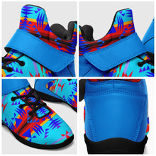 Load image into Gallery viewer, Between the Mountains Blue Ipottaa Basketball / Sport High Top Shoes 49 Dzine 
