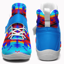 Load image into Gallery viewer, Between the Mountains Blue Ipottaa Basketball / Sport High Top Shoes 49 Dzine 
