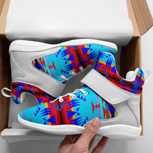 Load image into Gallery viewer, Between the Mountains Blue Ipottaa Basketball / Sport High Top Shoes 49 Dzine 
