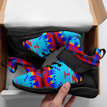 Load image into Gallery viewer, Between the Mountains Blue Ipottaa Basketball / Sport High Top Shoes 49 Dzine 
