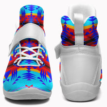 Load image into Gallery viewer, Between the Mountains Blue Ipottaa Basketball / Sport High Top Shoes - White Sole 49 Dzine 
