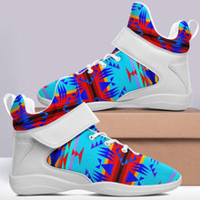 Load image into Gallery viewer, Between the Mountains Blue Ipottaa Basketball / Sport High Top Shoes - White Sole 49 Dzine 
