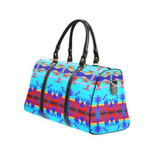 Load image into Gallery viewer, Between the Mountains Blue New Waterproof Travel Bag/Large (Model 1639) Waterproof Travel Bags (1639) e-joyer 
