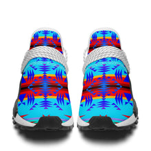 Load image into Gallery viewer, Between the Mountains Blue Okaki Sneakers Shoes 49 Dzine 
