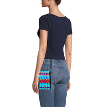 Load image into Gallery viewer, Between the Mountains Blue Small Cell Phone Purse (Model 1711) Small Cell Phone Purse (1711) e-joyer 
