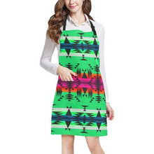 Load image into Gallery viewer, Between the Mountains Deep Lake All Over Print Apron All Over Print Apron e-joyer 
