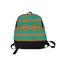 Load image into Gallery viewer, Between the Mountains Deep Lake Orange Fabric Backpack for Adult (Model 1659) Casual Backpack for Adult (1659) e-joyer 
