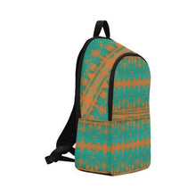 Load image into Gallery viewer, Between the Mountains Deep Lake Orange Fabric Backpack for Adult (Model 1659) Casual Backpack for Adult (1659) e-joyer 
