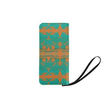 Load image into Gallery viewer, Between the Mountains Deep Lake Orange Women&#39;s Clutch Purse (Model 1637) Women&#39;s Clutch Purse (1637) e-joyer 
