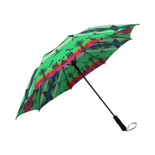 Load image into Gallery viewer, Between the Mountains Deep Lake Semi-Automatic Foldable Umbrella Semi-Automatic Foldable Umbrella e-joyer 
