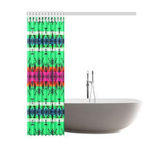 Load image into Gallery viewer, Between the Mountains Deep Lake Shower Curtain 60&quot;x72&quot; Shower Curtain 60&quot;x72&quot; e-joyer 
