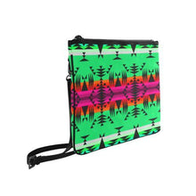 Load image into Gallery viewer, Between the Mountains Deep Lake Slim Clutch Bag (Model 1668) Slim Clutch Bags (1668) e-joyer 
