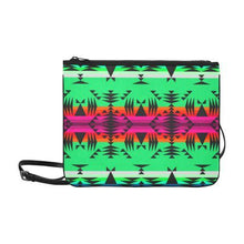 Load image into Gallery viewer, Between the Mountains Deep Lake Slim Clutch Bag (Model 1668) Slim Clutch Bags (1668) e-joyer 
