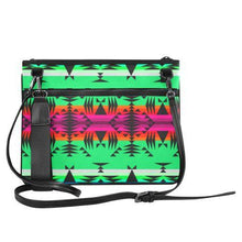 Load image into Gallery viewer, Between the Mountains Deep Lake Slim Clutch Bag (Model 1668) Slim Clutch Bags (1668) e-joyer 
