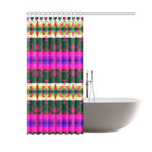 Load image into Gallery viewer, Between the Mountains Deep Lake Sunset Shower Curtain 60&quot;x72&quot; Shower Curtain 60&quot;x72&quot; e-joyer 
