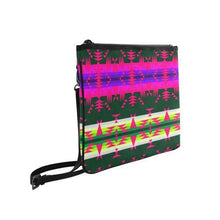 Load image into Gallery viewer, Between the Mountains Deep Lake Sunset Slim Clutch Bag (Model 1668) Slim Clutch Bags (1668) e-joyer 
