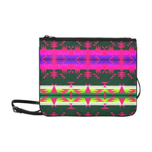 Load image into Gallery viewer, Between the Mountains Deep Lake Sunset Slim Clutch Bag (Model 1668) Slim Clutch Bags (1668) e-joyer 
