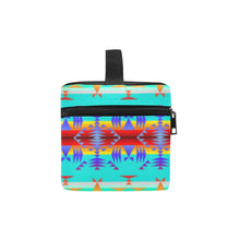 Load image into Gallery viewer, Between the Mountains Fire Cosmetic Bag/Large (Model 1658) Cosmetic Bag e-joyer 

