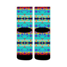 Load image into Gallery viewer, Between the Mountains Fire Crew Socks Crew Socks e-joyer 
