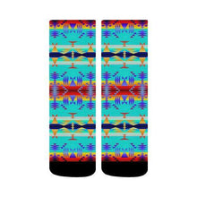 Load image into Gallery viewer, Between the Mountains Fire Crew Socks Crew Socks e-joyer 
