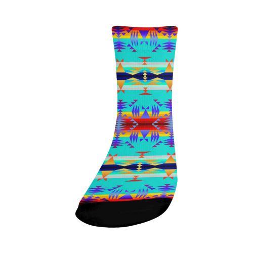 Between the Mountains Fire Crew Socks Crew Socks e-joyer 