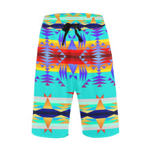 Load image into Gallery viewer, Between the Mountains Fire Men&#39;s All Over Print Casual Shorts (Model L23) Men&#39;s Casual Shorts (L23) e-joyer 

