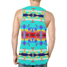 Load image into Gallery viewer, Between the Mountains Fire New All Over Print Tank Top for Men (Model T46) New All Over Print Tank Top for Men (T46) e-joyer 
