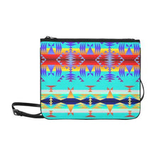 Load image into Gallery viewer, Between the Mountains Fire Slim Clutch Bag (Model 1668) Slim Clutch Bags (1668) e-joyer 
