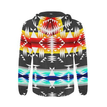 Load image into Gallery viewer, Between the Mountains Gray All Over Print Full Zip Hoodie for Men (Model H14) All Over Print Full Zip Hoodie for Men (H14) e-joyer 
