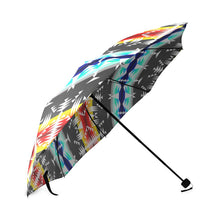 Load image into Gallery viewer, Between the Mountains Gray Foldable Umbrella Foldable Umbrella e-joyer 
