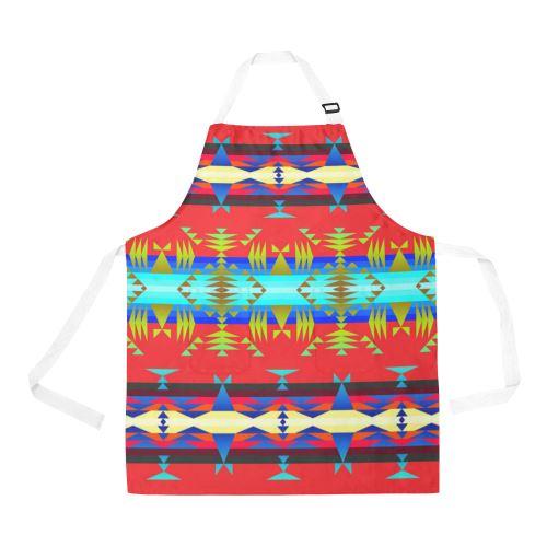 Between the Mountains Greasy Sierra All Over Print Apron All Over Print Apron e-joyer 