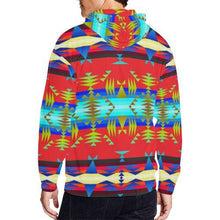 Load image into Gallery viewer, Between the Mountains Greasy Sierra All Over Print Full Zip Hoodie for Men (Model H14) All Over Print Full Zip Hoodie for Men (H14) e-joyer 
