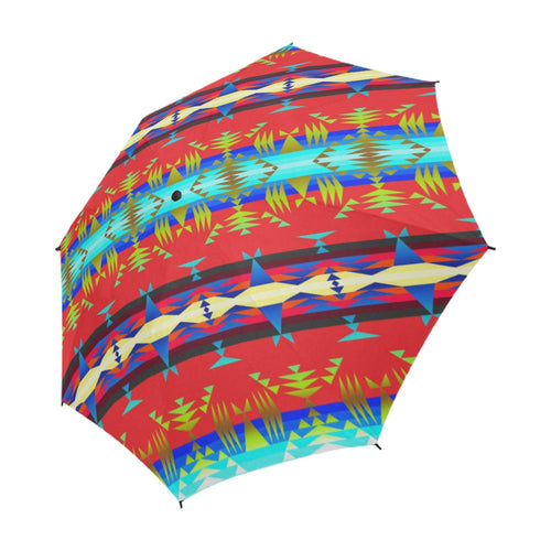 Between the Mountains Greasy Sierra Semi-Automatic Foldable Umbrella Semi-Automatic Foldable Umbrella e-joyer 