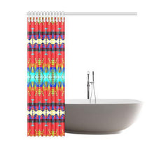 Load image into Gallery viewer, Between the Mountains Greasy Sierra Shower Curtain 60&quot;x72&quot; Shower Curtain 60&quot;x72&quot; e-joyer 
