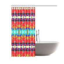 Load image into Gallery viewer, Between the Mountains Greasy Sierra Shower Curtain 60&quot;x72&quot; Shower Curtain 60&quot;x72&quot; e-joyer 
