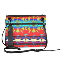 Load image into Gallery viewer, Between the Mountains Greasy Sierra Slim Clutch Bag (Model 1668) Slim Clutch Bags (1668) e-joyer 
