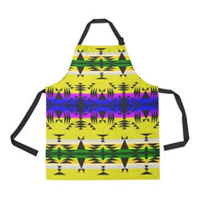 Load image into Gallery viewer, Between the Mountains Greasy Yellow All Over Print Apron All Over Print Apron e-joyer 
