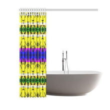 Load image into Gallery viewer, Between the Mountains Greasy Yellow Shower Curtain 60&quot;x72&quot; Shower Curtain 60&quot;x72&quot; e-joyer 
