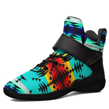 Load image into Gallery viewer, Between the Mountains Ipottaa Basketball / Sport High Top Shoes 49 Dzine US Women 4.5 / US Youth 3.5 / EUR 35 Black Sole with Black Strap 
